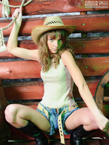 Hot Stripping Cowgirl 03