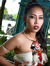 Brunette Asian Model Nicha 02
